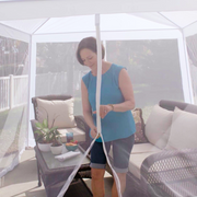 Carpa con mosquitera 360º para jardín