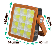 Lámpara solar multifunción portátil