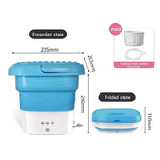 Lavadora portátil plegable para ropa pequeña