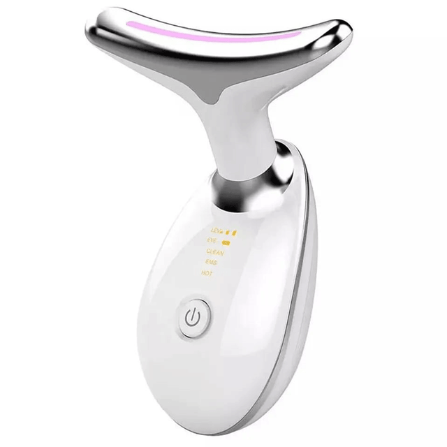 Masajeador antiarrugas facial LED 7 luces