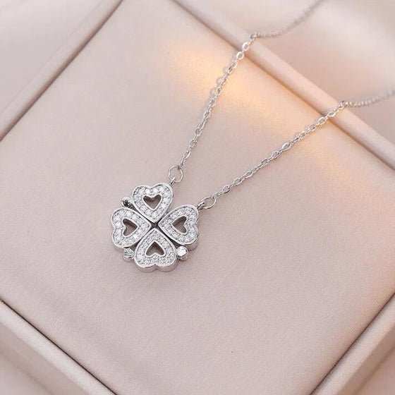 Collar Trébol Love con caja regalo