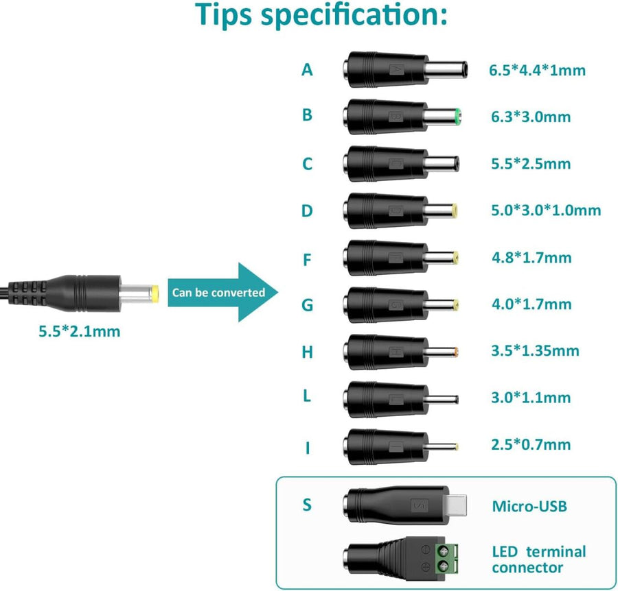 Adaptador universal de viaje Novarso