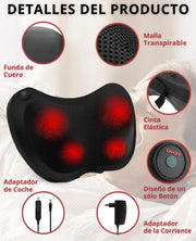 Masajeador shiatsu con calor portátil