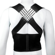 Corrector postural lumbar transpirable