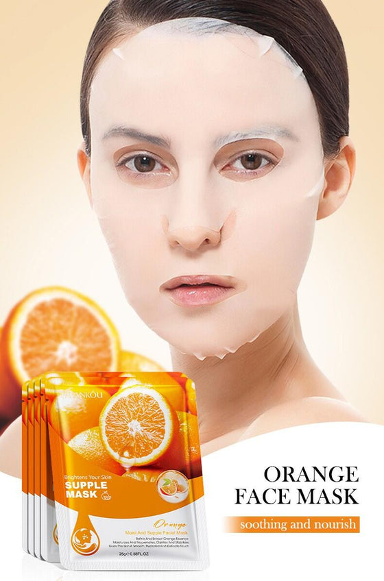 Mascarilla vitamina C naranja iluminadora