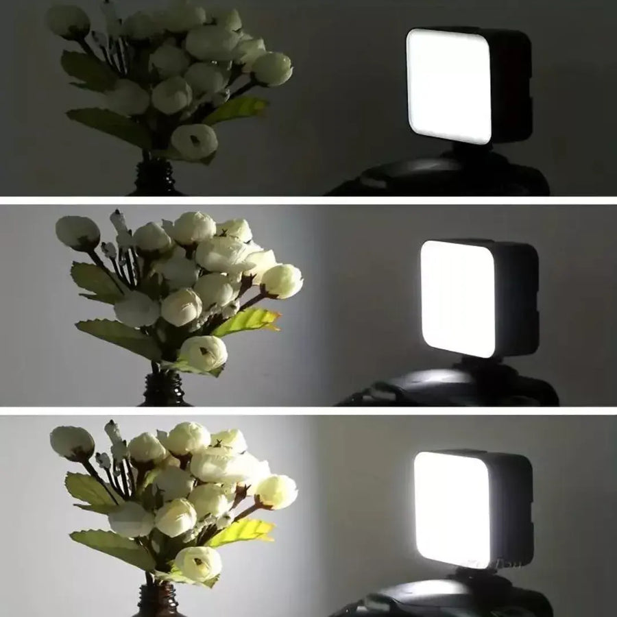 Luz LED vídeo portátil para foto y streaming