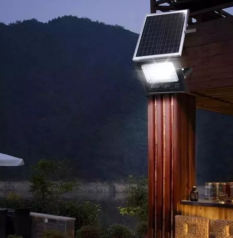 Foco LED solar 200W exterior IP66