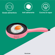Sartén eléctrica compacta antiadherente