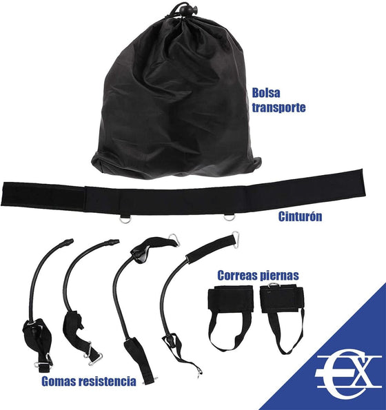 Kit gomas resistencia tren inferior