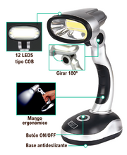Lámpara de mesa portátil LED COB