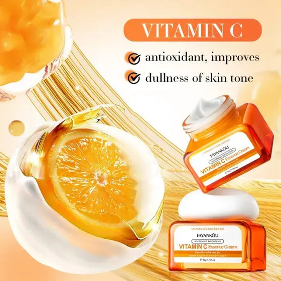 Crema facial vitamina C iluminadora