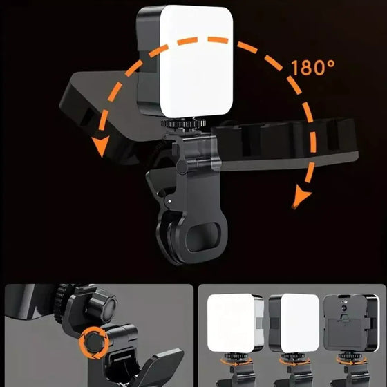 Luz LED vídeo portátil para foto y streaming