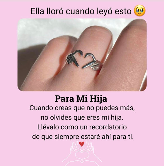 Anillo Amor Eterno ajustable para regalar
