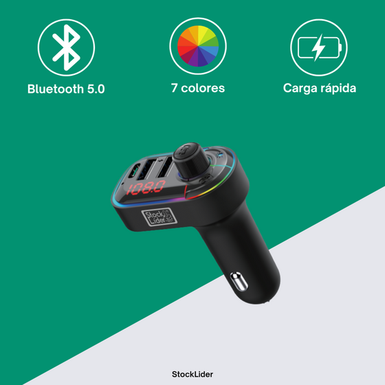 MP3 para coche Bluetooth 5.0 USB
