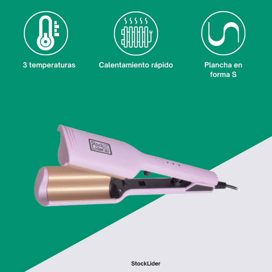 Plancha de ondas para el pelo | Ondas rápidas