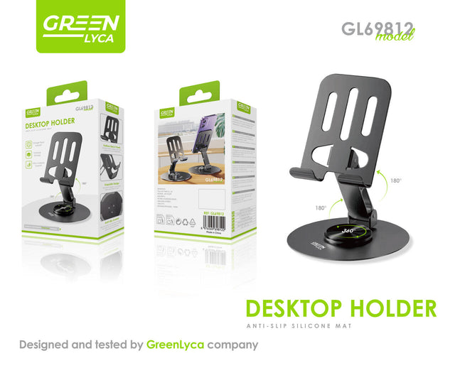 Soporte móvil mesa 360° plegable