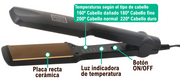 Plancha para el cabello de cerámica