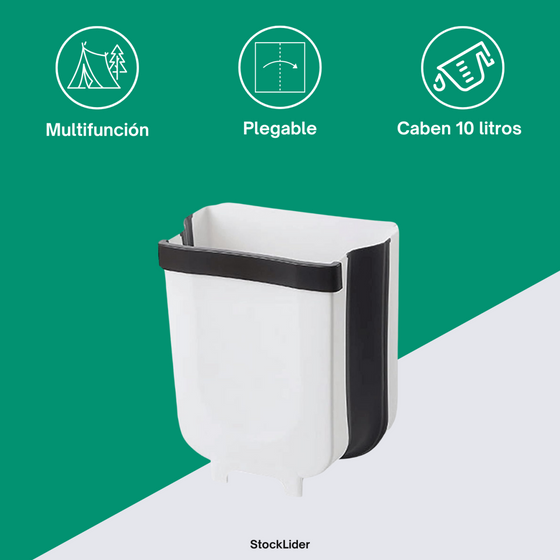 Cubo de basura plegable para cocina