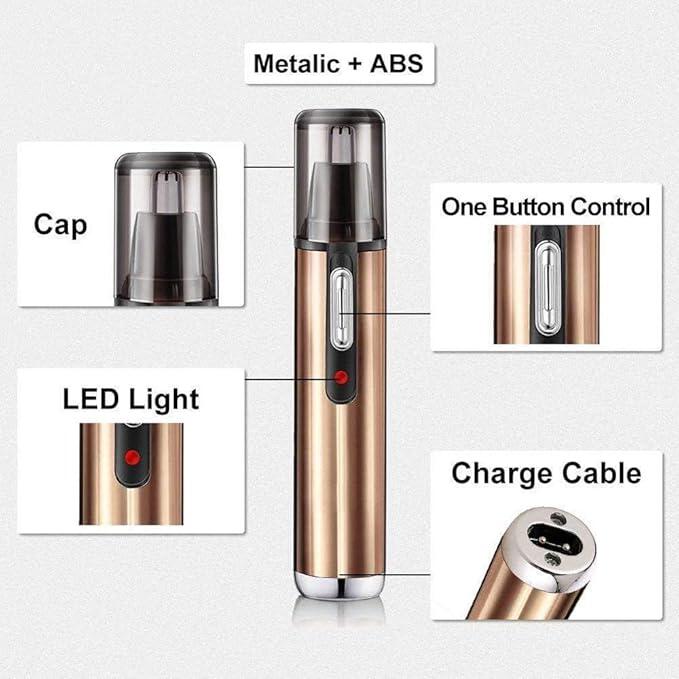 Recortadora pelo nariz 4 en 1 USB