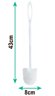 Escobilla de WC compacta y práctica
