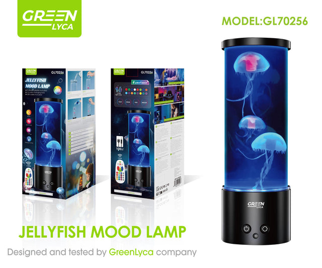 Lámpara medusa RGB para ambiente relajante