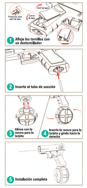 Pistola de agua con batería recargable