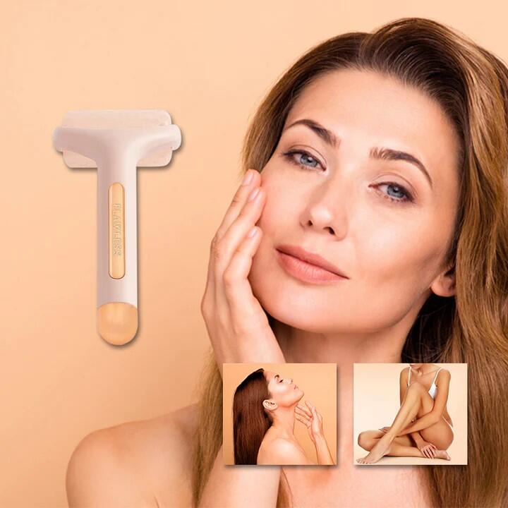 Rodillo facial frío para cara, cuello y cuerpo