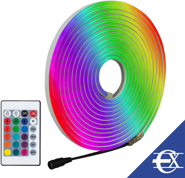 Neón LED RGB 5M con mando | Ambiente a color