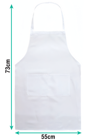 Delantal impermeable doble capa ajustable