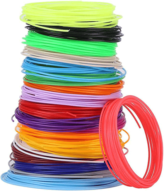 Filamento bolígrafo 3D PLA 10 colores