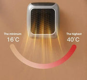 Calefactor Portátil 800W cerámico compacto