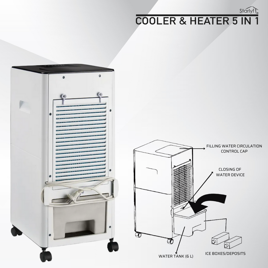 Climatizador 5 en 1 portátil para casa