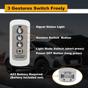 Luz LED gestos coche con mando