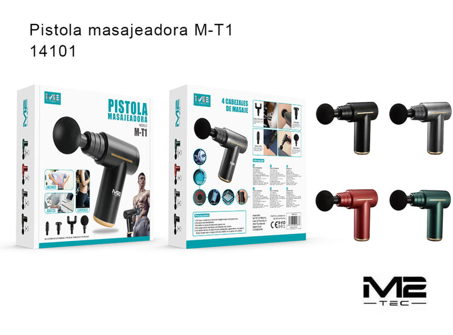 Pistola masajeador M2 M-01 compacta
