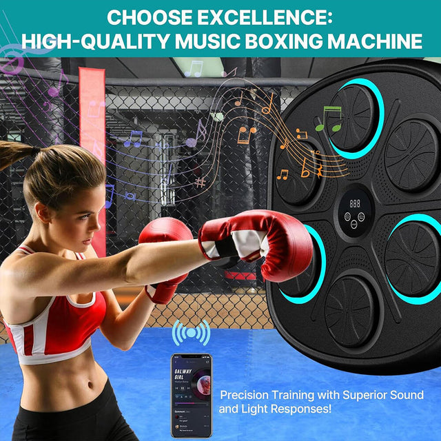 Máquina de boxeo musical para casa
