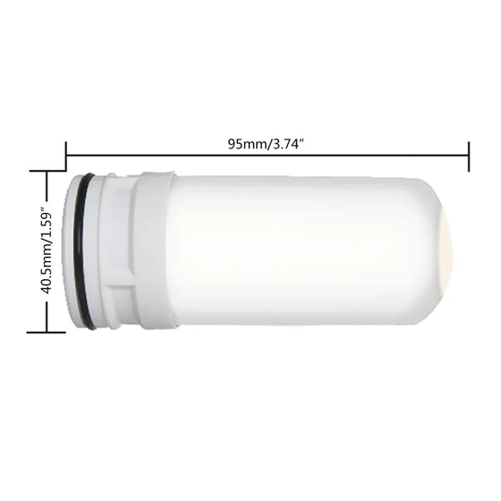 Filtro purificador de agua para grifo