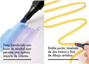 Estuche Marcador 60U de doble punta