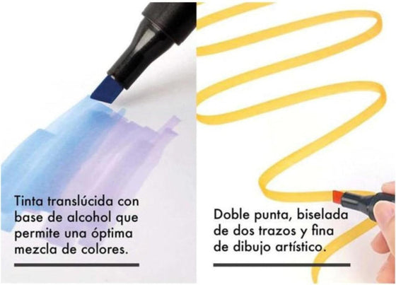 Estuche Marcador 60U de doble punta