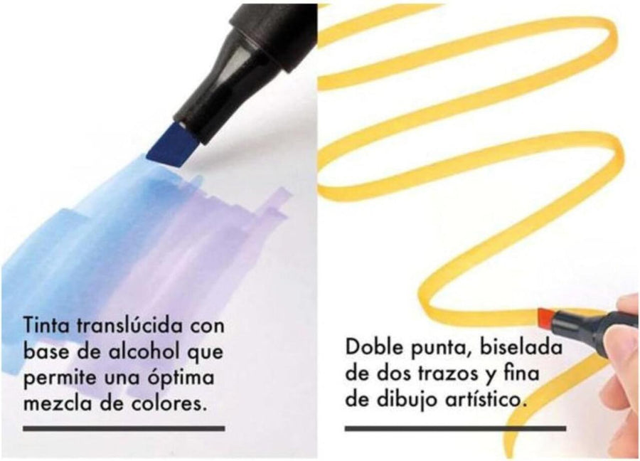 Estuche Marcador 60U de doble punta
