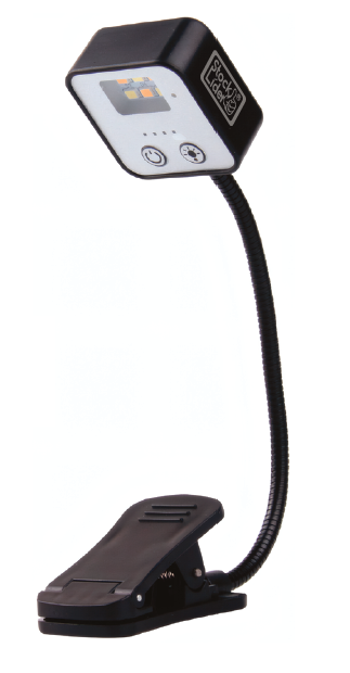 Lámpara de lectura LED con clip