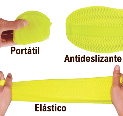 Cubrezapatos impermeables de silicona