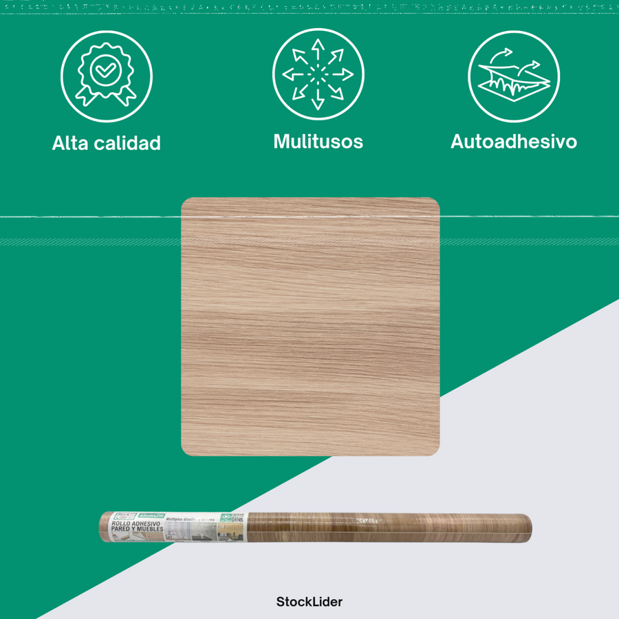 Rollo adhesivo para pared y muebles