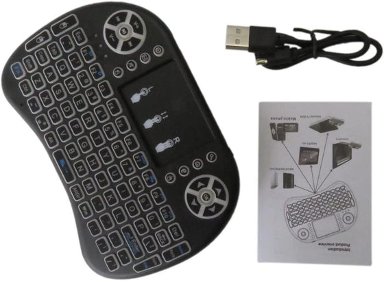 Teclado inalámbrico con touchpad para TV y PC