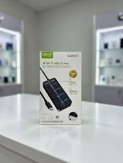 Hub USB 4 en 1 con interruptores