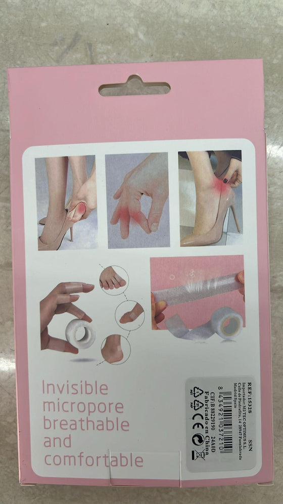 Pegatinas invisibles para el talón