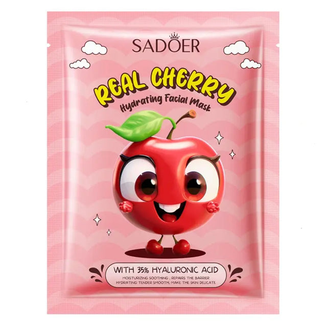 Mascarilla facial hidratante de cereza