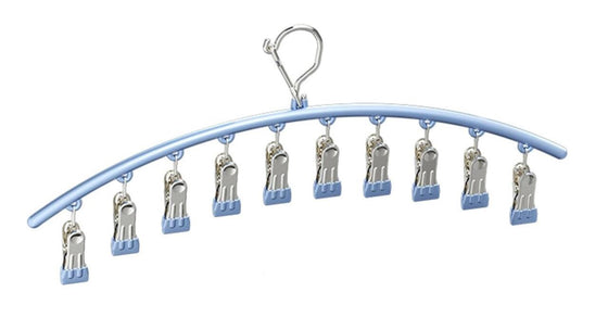 Percha con pinzas para ropa delicada