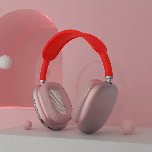 Casco Bluetooth Rojo con Micrófono