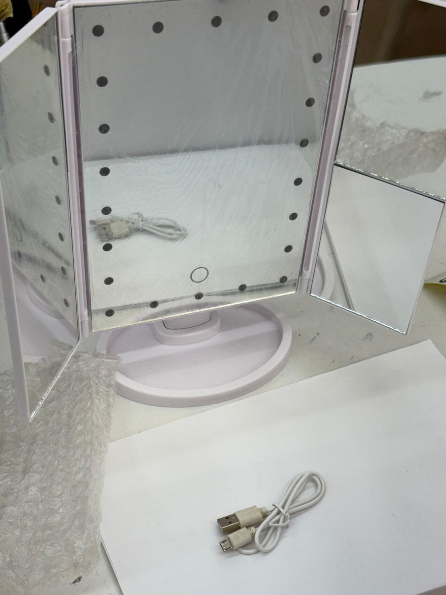 Espejo maquillaje con LED regulable
