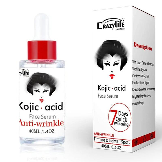Sérum facial ácido kójico luminosidad